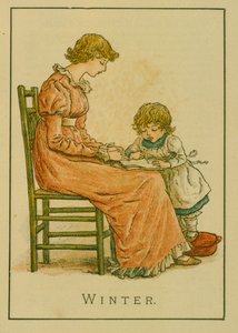 Invierno de Kate Greenaway